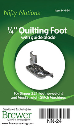 Quilting Foot 1/4in with Guide Blade Singer 221