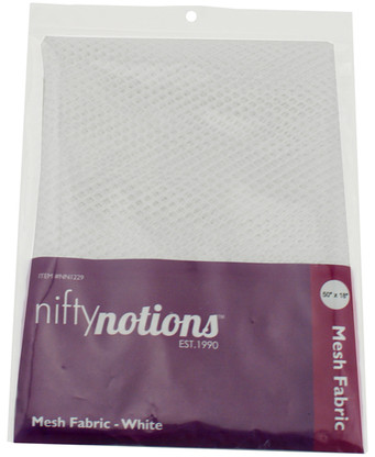 Mesh Fabric 1/2yd x 50in White