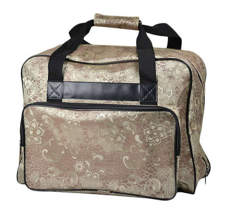Sewing Machine Tote Gold