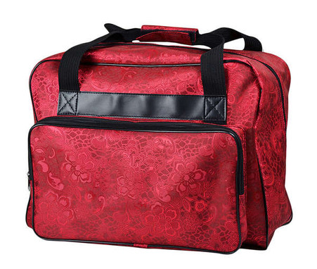 Sewing Machine Tote Red