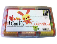 Aurifil Cotton 50 wt 12 Large Spools Mark Lipinski I Can Fly Citrus Colorway Thread Collection