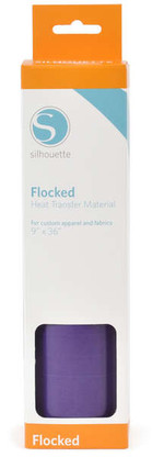 Silhouette Heat Transfer Material 9in x 3ft Flocked Purple