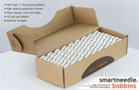 Smartneedle Embroidery 144 Polyester Bobbins White Size L