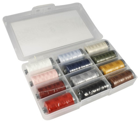 Aurifil Mako Cotton 28 wt 12 Large Spools Thread Set