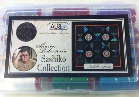 Aurifil Cotton 12 wt 12 Large Spools Sharon Pederson Sashiko Thread Collection