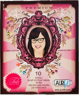 Aurifil Cotton 50 wt 10 Small Spools Tula Pink Premium Thread Collection