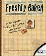 Aurifil Cotton 50 wt 10 Small Spools Kaye England Freshly Baked Thread Collection