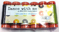 Aurifil Cotton 50 wt 6 Small Spools Brigitte Heitland Dance With Me Thread Collection