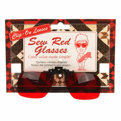 Sew Red Glasses Clip Ons