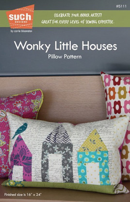 Wonky Little Houses Pillow Pattern