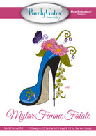 Mylar Embroidery CD Designs Mylar Femme Fatale