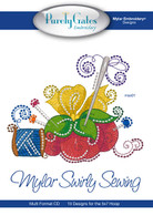 Mylar Embroidery CD Designs Mylar Swirly Sewing