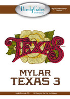 Mylar Embroidery CD Designs Mylar Texas 3