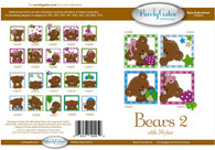 Mylar Embroidery Bears 2