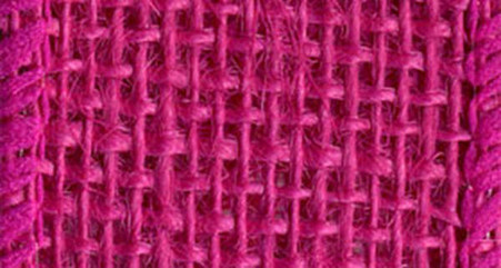 Burlap Wired Ribbon 2-1/2in x 10yd Hot Fuchsia