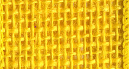 Burlap Wired Ribbon 2-1/2in x 10yd Bright Yellow