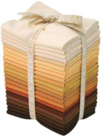Fat Quarter Kona Cotton Solids Calico Corn Colorway 22pcs