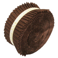 Roll Up Kona Solids Coffee Color 40pcs 2-1/2in Strips