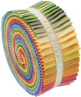 Roll Up Kona Cotton Solids Dusty Palette 41pcs