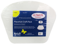 Bosal Ultimate Craft Pack 14-1/4in x 18-1/2in Wedge Placemat 4/pkg