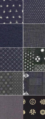 Wagara 40pc 5in Charm Pack Navy / Purples