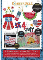 Kimberbell 4th of July Vol. 1 Machine Embroidery CD