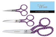 Gingher Wren Designer Series 4in, 5in and 8in Scissors Right Handed