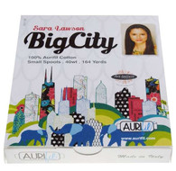 Aurifil Cotton 40 wt 10 Small Spools Big City Thread Collection by Sara Lawson