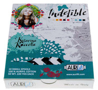 Aurifil Cotton 40 wt 10 Small Spools Indelible Thread Collection by Katarina Roccella