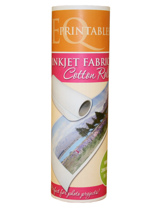 EQ Printables Inkjet Fabric Roll 8-1/2in x 120in