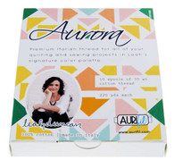 Aurifil Cotton 50 wt 10 Small Spools Aurora Thread Collection by Leah Duncan