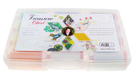 Aurifil Cotton 50 wt 12 Large Spools Treasure Chest Thread Collection by Frances Newcombe
