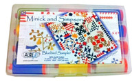 Aurifil Cotton 50 wt and 12 wt 12 Large Spools Bluebird Sampler Collection by Minick and Simpson