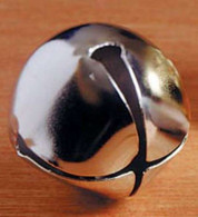 Jingle Bells 3/8in Silver 144/pkg