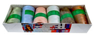 Aurifil Cotton 6 cones 40wt by Karen Gibbs Fundamental Threads for Everyday Quilting Collection