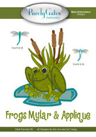 Frogs Mylar and Applique CD