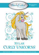 Mylar Curly Unicorns CD