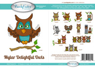 Mylar Delightful Owls CD