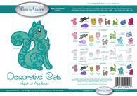 Decorative Cats Mylar or Applique CD