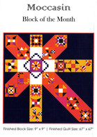 Moccasin Block of the Month Complete Set of 12 Patterns