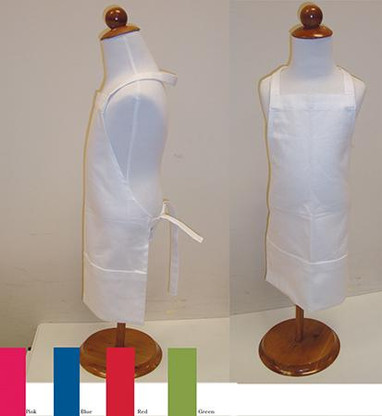 Solid Child Apron Blue