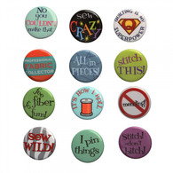 Sew Sassy Button Set 4 48/pkg