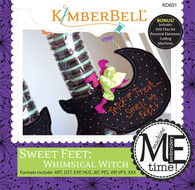 Sweet Feet: Whimsical Witch Machine Embroidery CD