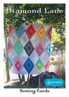 Diamond Lane Sewing Card Pattern