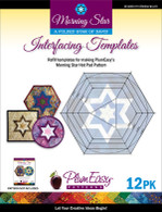 Morning Star Interfacing Template 12/pkg