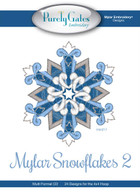 Mylar Snowflakes 2 Embroidery CD