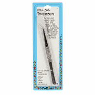 Bent Extra Long Tweezers 6in