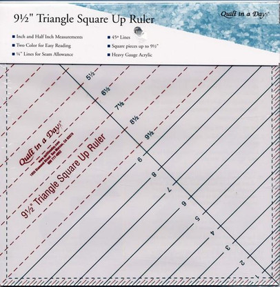 9.5in Triangle Square Up Ruler