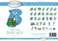Mylar Swirly Baby Boy Alphabet with CD