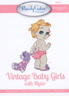 Vintage Baby Girl With Mylar with CD